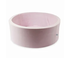 Mimii Suchy basen 110x40 Velvet Soft Šviesiai rožinė bez piłek
