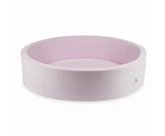 Mimii Suchy basen 130x30 Velvet Soft Šviesiai rožinė bez piłek