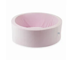 Mimii Suchy basen 90x30 Velvet Soft Šviesiai rožinė bez piłek