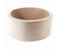 Mimii Suchy basen 90x40 Velvet Soft Ciemny Kreminis bez piłek