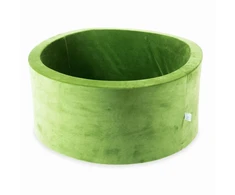 Mimii Suchy basen 90x40 Velvet Soft Oliwkowy bez piłek