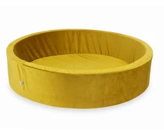 Mimii Suchy basen bez piłeczek 130x30 Velvet auksinė