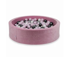 Mimii Suchy basen su piłeczkami Velvet Soft Rožinė