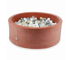 Mimii Suchy basen su piłeczkami Velvet Soft Canyon Clay