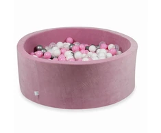 Mimii Suchy basen su piłeczkami Velvet Soft Rožinė
