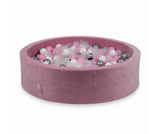 Mimii Suchy basen su piłeczkami Velvet Soft Rožinė