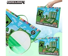 MINECRAFT Rinkinys artystyczny kredki farby flamastry do malowania rysowania
