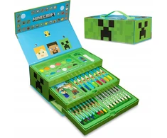 MINECRAFT Rinkinys artystyczny kredki farby flamastry do malowania rysowania