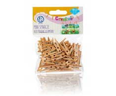 MINI CLIPS Medinės segtukai Astra 50 vnt