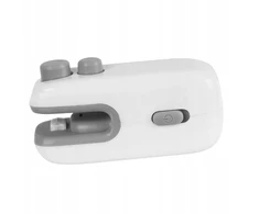 Mini maišelio sandariklis su mažu buitiniu pjaustytuvu, sandarinimo įrankiu, 200 mAh baltos spalvos sandarikliu