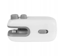Mini maišelio sandariklis su mažu buitiniu pjaustytuvu, sandarinimo įrankiu, 200 mAh baltos spalvos sandarikliu
