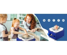 MINIATŪRINIAI DIY POTTERS WHEEL 2 SUKAMOSI LENTELĖS 8 MOLIO ĮRANKIAI 24W