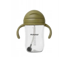 Mininor Global Aps „Mininor Global“ – šiaudinis butelis iš tritano, 330 ml – samanų žalias (14253)