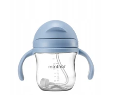 Mininor Global Aps „mininor Global“ – šiaudinis butelis iš tritano, 220 ml – šiaurietiško dangaus mėlynumo (14243)