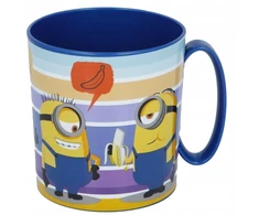 MINIONKI mikrobangų krosnelės puodelis su rankena 350 ml