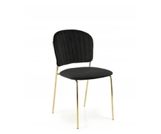 Minkšta kėdė juoda K499 Modern Halmar