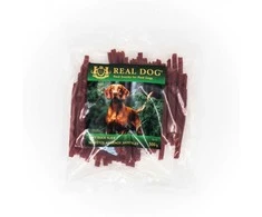 Real Dog SNACKS Minkštos antienos juostelės 500g