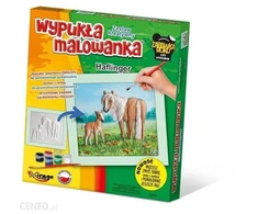 Mirage Hobby Haflingerio arklių reljefinė tapyba