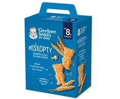 Miśkopty sausainiai vaikams Vitaminai 8 m+ Gerber Nestle 180 g