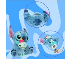 Mister License PLUSZOWA SKARBONKA STITCH I SCRUMP FIGURKA BAJKA DLA DZIECI - 20 CM