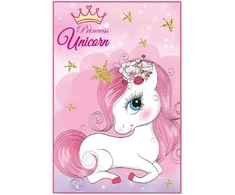 Mister License ROŽINĖ DYWAN JEDNOROŻEC DYWAN UNICORN DYWANIK JEDNOROŻEC UNICORN 80x120