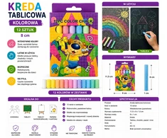 Miximport Spalvota lentos kreida 12 vnt. 8 cm