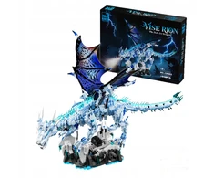 MJI 13093 plytos - kilnojamas mechaninis Viserion Ice Dragon LED, 1646 vnt.