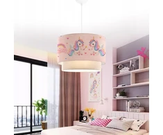 MOB Lampa sufitowa vaikams - Menenko 2 (rožinė + wielokolorowy)