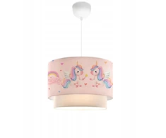 MOB Lampa sufitowa vaikams - Menenko 2 (rožinė + wielokolorowy)