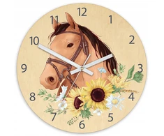 Modernclock Vaikiškas sieninis laikrodis Žirgelis