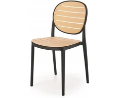 Moderni kėdė K529 Juodas Natural Halmar Scandinavian