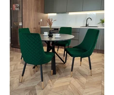 Ehokery Moderni minkšta Velvet Velvet Loft kėdė su aukšta nugara