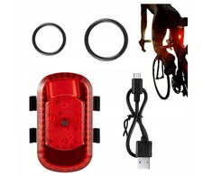 Modernus dviračio žibintas USB galinis dviračio žibintas bagažinės LED lempai