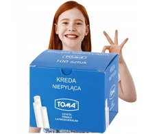MOKYKLINĖ KREIDA BE DULKŲ TOMA BALTA KREIDA BE DULKŲ