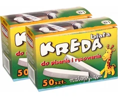 Mokyklinė kreida Mar-Bor, balta, 50 vnt.