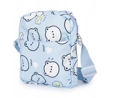 Mokyklinė kuprinė „Bivacc Teddy“ su pieštukine ir rankine per petį, 22 l, mėlyna