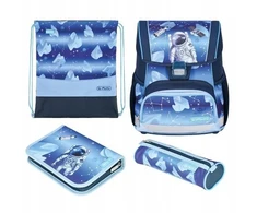 Mokyklinė kuprinė Herlitz Loop Cosmic Explorer su priedais, mėlyna