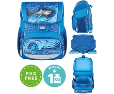 Mokyklinė kuprinė Herlitz Loop Mėlyna Shark, 16 l