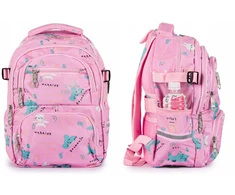 Mokyklinė kuprinė mergaitėms „Bivacc Fairytale“, 19 l, rožinė