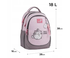 Mokyklinė kuprinė mergaitėms Molang Kite, 6-10 metų