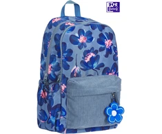 Mokyklinė kuprinė Oxford Bloom, mėlyna, 26l