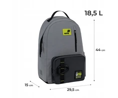 Mokyklinė kuprinė paaugliams Kite, pilka, 13-17 m.