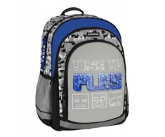 Mokyklinė kuprinė Starpak Pixel Pilkas 527188
