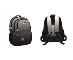 St. Majewski Mokyklinė kuprinė St.Right BP-05 „Pilkas Ombre“ – 26 l