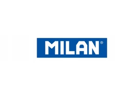 Mokyklinė pieštukinė "milan" - viena kišenė, užtrauktukas, 3 spalvos