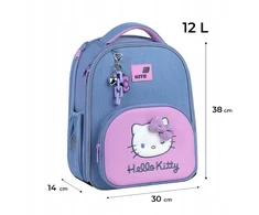 Mokyklinė rankinė mergaitėms 6-12 metų, mokyklinė kuprinė, Hello Kitty Kite raktų pakabukas