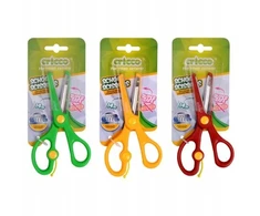 Mokyklinės žirklės su dėvėtais ašmenimis 14cm CRICCO