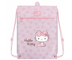 Mokyklinis batų krepšys su kišenėle mergaitėms, rožinis Hello Kitty Kite