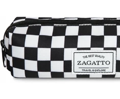 Mokyklinis penalas Zagatto, juodas/baltas