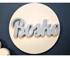 Moliland Lampka nocna chmurka su napisem Bosko- boska lampka ścienna do pokoju dzieci